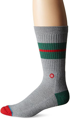 Stance Men's Sequoia Stripe Arch Support Merino Wool Classic Crew Sock