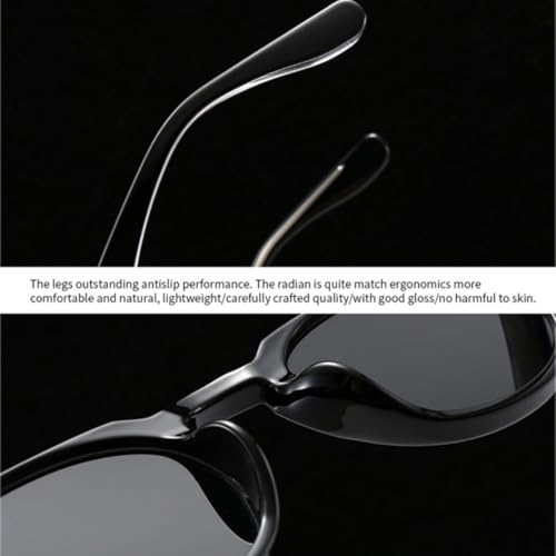 Lunettes de soleil de luxe style rétro rond à rivets pour affirmer votre look - 4