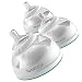 nanobebe Breastmilk Baby Bottles for Breastfed Babies, Breastfeeding Newborn Breast Like, Anti Colic, Easy Latch, Preserves Breast Milk nutrients 3pk (Award Winning Innovation), Teal