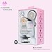 skn by conair Daily Glow Facial Cleansing Brush, All-in-One Facial Brush Includes 3 Interchangeable Attachments for Complete Cleansing, Exfoliation, and Rejuvenation