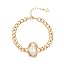 Pearl Cuban Chain Link Bracelet