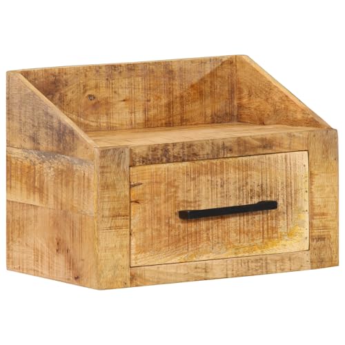 Table de chevet bois de manguier pour optimiser les petits espaces étroits - 2