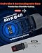 VEVOR Auto Subwoofer Set mit Bestücktem Gehäuse 305 mm, Dual-Subwoofer- und Verstärkerpaket 490 W RMS, mit Separatem Verstärker & Verkabelungssatz, Leistungsstarkes Car Audio Soundsystem für PKW & SUV