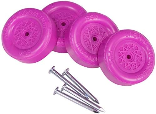 Official Pinewood Derby Wheels and Axles (Purple)