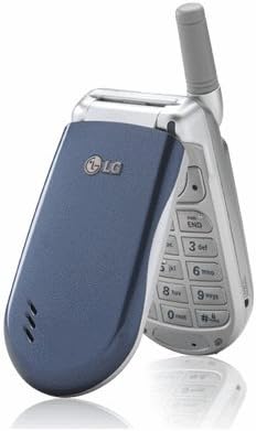 Amazon Com Lg Vx30 Mobile Cell Flip Phone Verizon Blue Silver Cell Phones Accessories