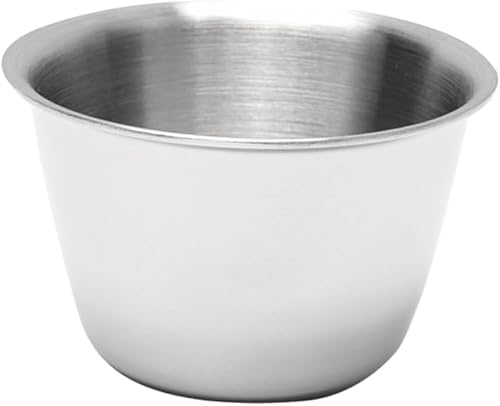 Miniatura 7 de DECHOUS Molde de vaso antiadherente, molde para manualidades de huevos, pastel de acero inoxidable, brownies, mini tazas de papel, Molde para