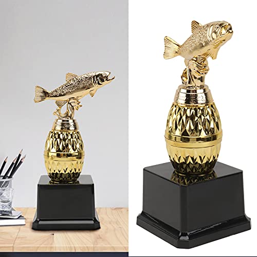 jojofuny 3 peças troféus pesca crianças ornamento de mesa saco de decoração de plástico adultos prêm