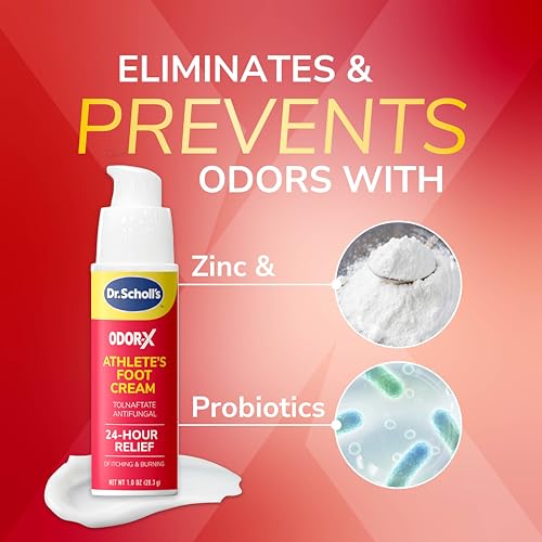 Dr. Scholl's Odor-X Athlete's Foot Antifungal Cream Treatment, 1 Oz - image 4