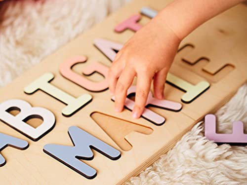 South Bend Woodworks Kids Personalized Wooden Puzzle, Two Or Three Names #TOP2
