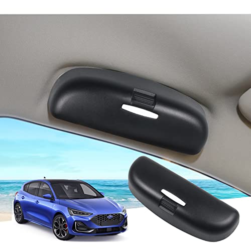 GAFAT Fo-rd Focus MK4 ST Line 2018-2024 2025 Soporte para Gafas de Sol para Coche, Focus 2023 Organizador de Almacenamiento, Compatible con Ford Focus MK4 Accesorios (Negro)