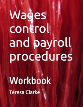 Paperback Wages control and payroll procedures: workbook (Accountancy Revision Workbooks) Book