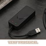 UTHCLO USB Fax Modem z Podwójnym Portem USB Do Transmisji Faksów i Sieci Kompaktowy Modem Telekomunikacyjny Do Stabilnego Dostępu Biura