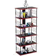 Amazon|Bestier ゲーム収納ラック 6段 幅60×奥行30×高さ170cm Amazon|Bestier ゲーム収納ラック 6段 幅60×奥行30×高さ170cm
