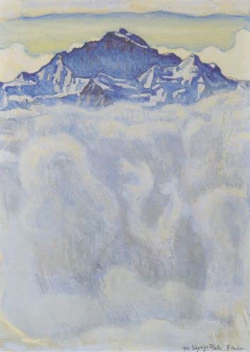 Tableau la Jungfrau Ferdinand Hodler déco chambre ambiance chalet moderne