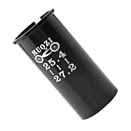 F Fityle Adaptador De Cuña De 65 Mm - Convierta Una Tija De Sillín De 25,4 Mm A Accesorios De Tubo De Bicicleta De 27,2 Mm