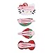 Hello Kitty Sweet Snacks 4-Piece Hair Clip Set