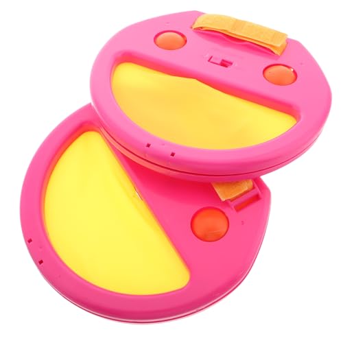 BRIGHTFUFU Plastic Tennis Rackets Set for Boys and Girls 2 Pack Outdoor Hand Grip Racket Game Whole Family