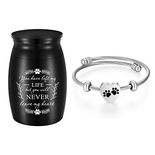 Small Urn For Ashes Pet Cremation Bracelet For Dog Cat #TOP10