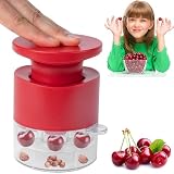 Cherry Pitter Tool 7-in-1, Portable Cherries Seed Remover, Fruit Pit Core Remover for Make Fresh Cherry...