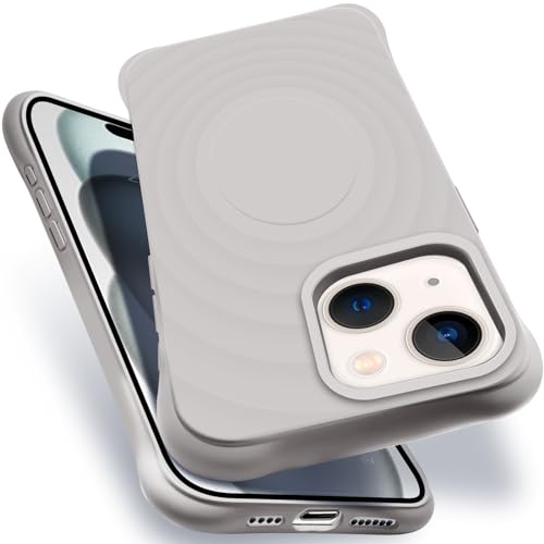 iPhone14Plus iPhone15Plus MagSafe�Ή� �P�[�X �ϏՌ� �ČRMIL�K�i �A�C�t�H��15Plus �X�}�z�P�[�X �V���R�� �ی�P�[�X ��p�ق�14Plus �J�o�[ �X�g���b�v�z�[���t�� �����h�~ ���C�����X�[�d�Ή� 6.7�C