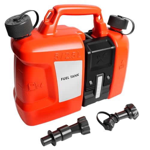 Hedie 5L+2.5L Fuel Chain Oil Can