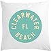 Clearwater Beach Floryda FL USA biała poduszka 40 x 40 cm z wypełnieniem biała jeden rozmiar