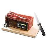 🎁 PERFEKTES GESCHENK: Wenn Sie ein Geschenk für einen Freund oder ein Familienmitglied suchen, ist unser Serrano Ham Taco mit Schinkenhalter und Messer das perfekte Geschenk. Qualitätsprodukt, das zu jeder Gelegenheit gut aussieht. Schinkengeschenk.