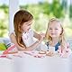 OOOK Schminktisch-Set für Kinder, Schminktisch-Set mit Tisch und Stuhl und Spiegel (beinhaltet 15 Verschiedene Make-up-Accessoires, Pink)