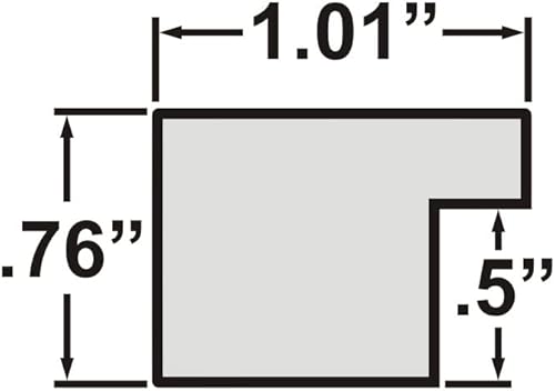 Miniatura 6 de Craig Frames Marcos de fotos personalizados para marcos de fotos extraños de hasta 12 x 18 pulgadas, estilo moderno para decoración personalizada