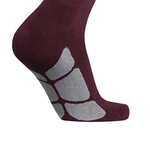 Adidas Utility All Sport Over The Calf (Otc) Socks (1-Pair), Team Maroon/Light Onix Grey/White, Small #TOP4
