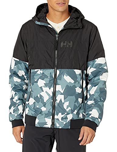 Helly Hansen Men's Active Insulated Fall Jacket, 591 Trooper Print, Large