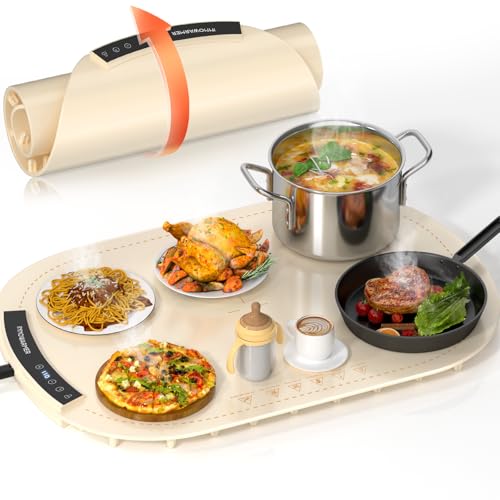 BURMONG Calentador plano eléctrico placa