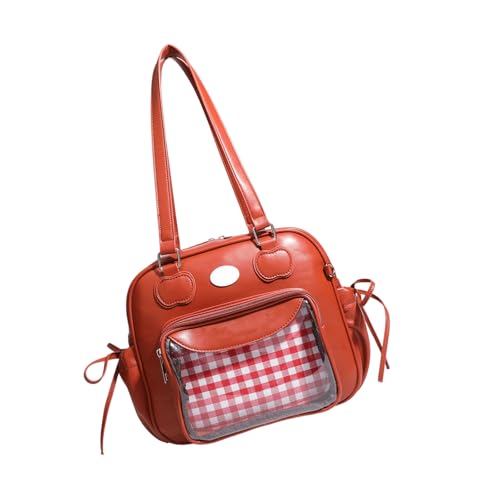 Sac à bandoulière transparent Anime PU pour éviter le désordre avec plusieurs poches