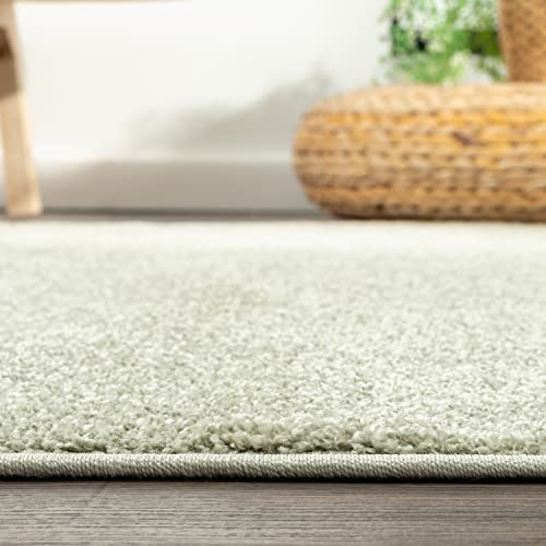 JONATHAN Y Haze Solid Low-Pile Green Indoor Area Rug 9x12, Coastal,Bohemian,Minimalist,Classic, Easy-Cleaning for Living Room,Bedroom,Kitchen,Pet Friendly,Non-Shedding (SEU100O-9) - Image 6