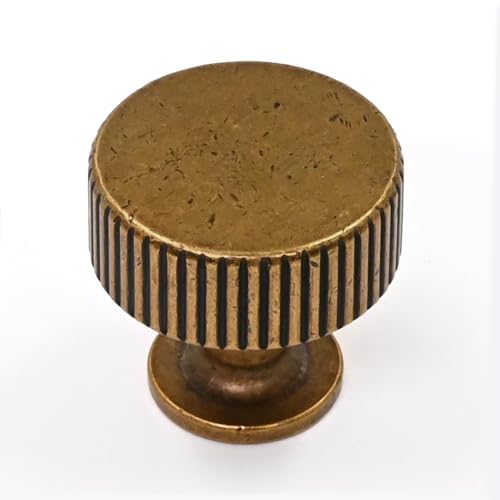 Asidrama 20 Pack Antique Brass Kitchen Cabinet Knobs