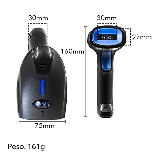 Haiz Leitor Scanner Código Barras Sem Fio 1d 2d Qr Code HZ-1100DW