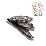 Lucze, Kauartikel Hund vom Pferd, Pferde Speiseröhre, hypoallergenenes Hundefutter, 100% natürlicher Kausnack, Hundeleckerlie getreidefrei und ohne Chemie, Eigenhertsellung (1kg, Pferdefleisch)