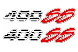 Generic 400 SS Side Bed Decals Stickers Truck Vinyl Stickers OBS Trucks Lettering, Black, 644353