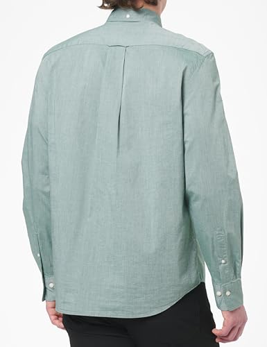 GANT Camiseta REG Poplin, Verde, 46