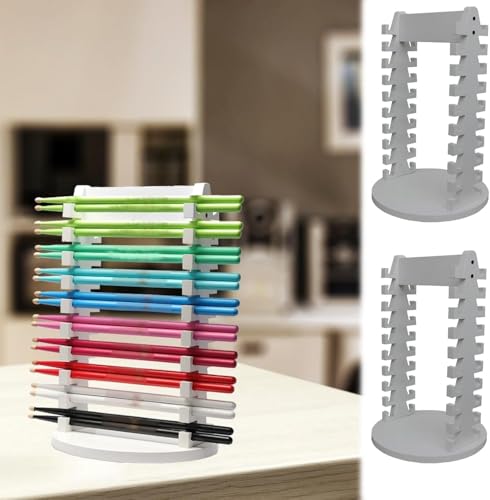 Soporte para baquetas con gran capacidad para 20 pares, para set de batería miniatura 1