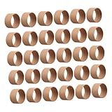 Beatifufu 30 Stück Teiliges Kleine Runde Kartonröhren aus Recycelbarem Kraftpapier Dünne Papprollen für DIY Bastelprojekte Schulaktivitäten Geschenkdekoration und Umweltfreundliche