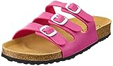 LICO Bioline Damen Sandalen, Sandaletten, BIOSANDALEN, Pantoletten, Sommerschuhe, Hausschuhe, Gartenschuhe, Freizeitschuhe, Halteriemen, bequem, Frauen, pink(Pink)