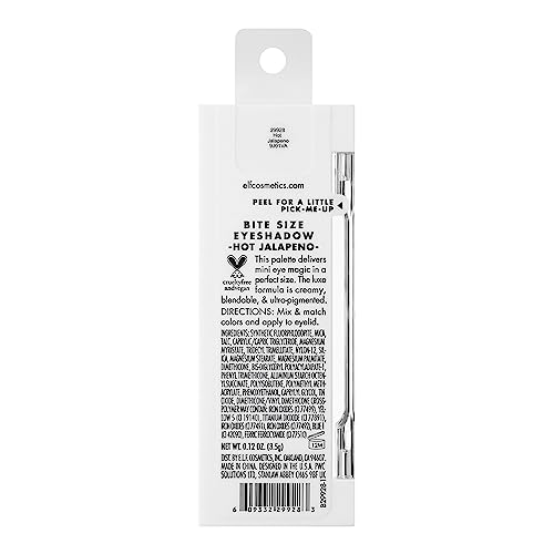 e.l.f. Bite-Size Eyeshadows, Creamy, Blendable, Ultra-Pigmented, Easy to Apply, Hot Jalapeño, Matte & Shimmer, 3.5g - Image 5