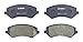 Bosch BP856A QuietCast Premium Semi-Metallic Disc Brake Pad Set For 2002-2007 Jeep Liberty; Front
