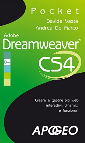Dreamweaver CS4 (Pocket) (Italian Edition)