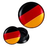 GÜNSTIGE PREISE direkt vom Hersteller -PREIS PRO PLUG-- Falls du ein Paar möchtest, bitte zwei Stück bestellen.--Entdecke unsere große Auswahl an Acryl Plugs und Tunnels mit diversen Motiven oder transparent und flüssig gefüllt mit Glitzer, sowie weiche Silikon Plugs.