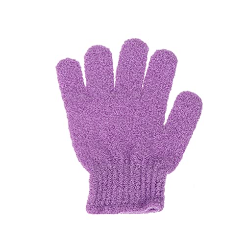 UKCOCO 10 piezas Guantes Exfoliantes de Ducha para Baño Guantes de Cinco Dedos para Masaje y Exfoliación de Cuerpo Colores Aleatorios para Limpiar y Revivir Color Color Aleatorio