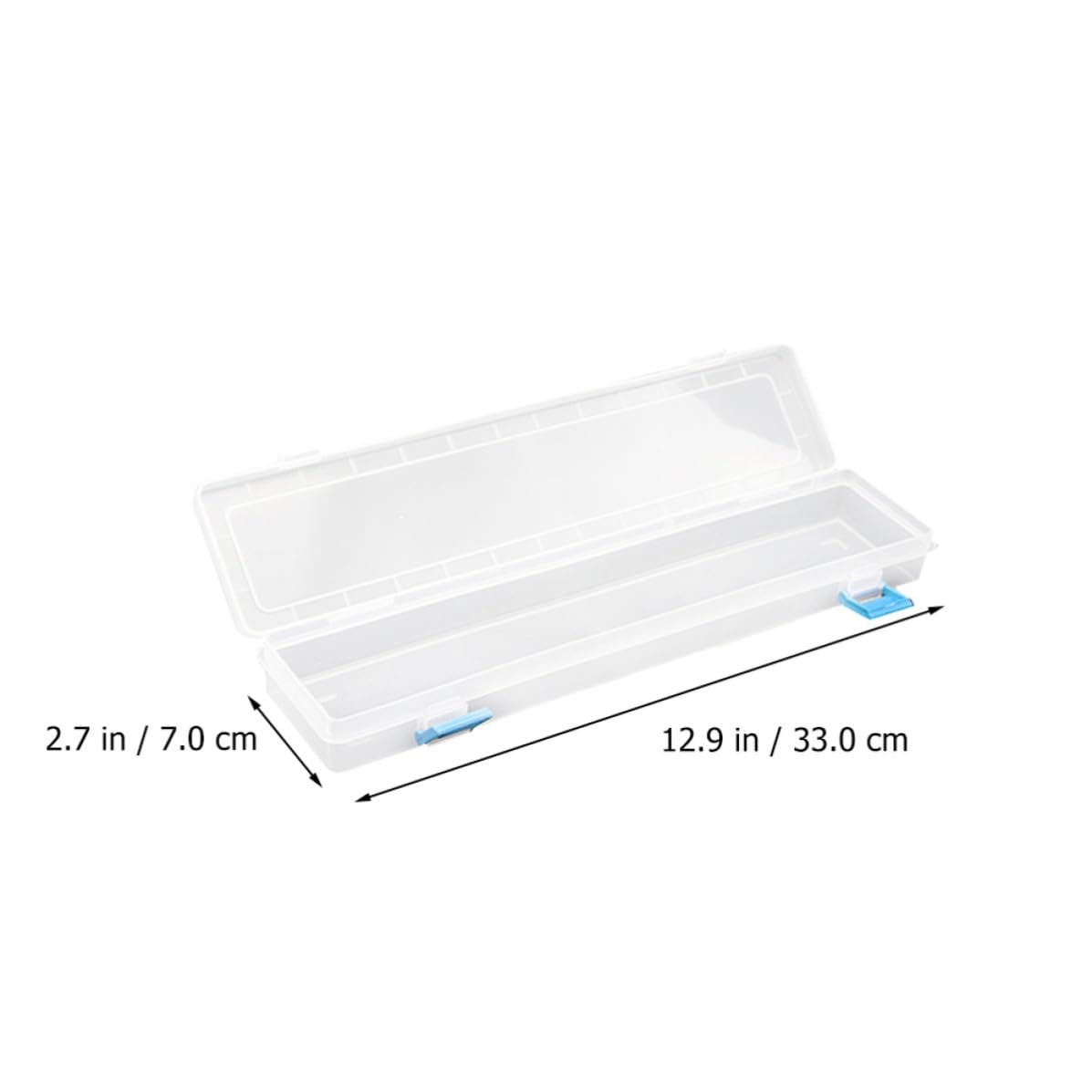 Astuccio Scatola Multifunzione Resistente in Plastica Trasparente 2 per Matite per Pennelli Acquerello e Strumenti di Disegno, per Studenti