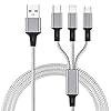 USB Charge Cable with Micro and Type C for E-Readers, Compatible with Barnes and Noble Nook Nook GlowLight 4e, Plus…