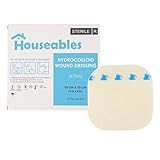 Houseables Hydrocolloid Dressing, Wound Care Bandages, 4